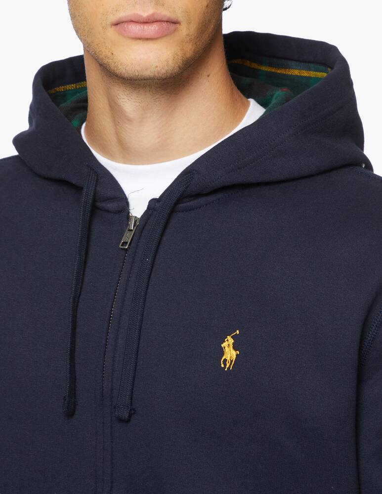 rinascente Polo Ralph Lauren Heritage check hoodie