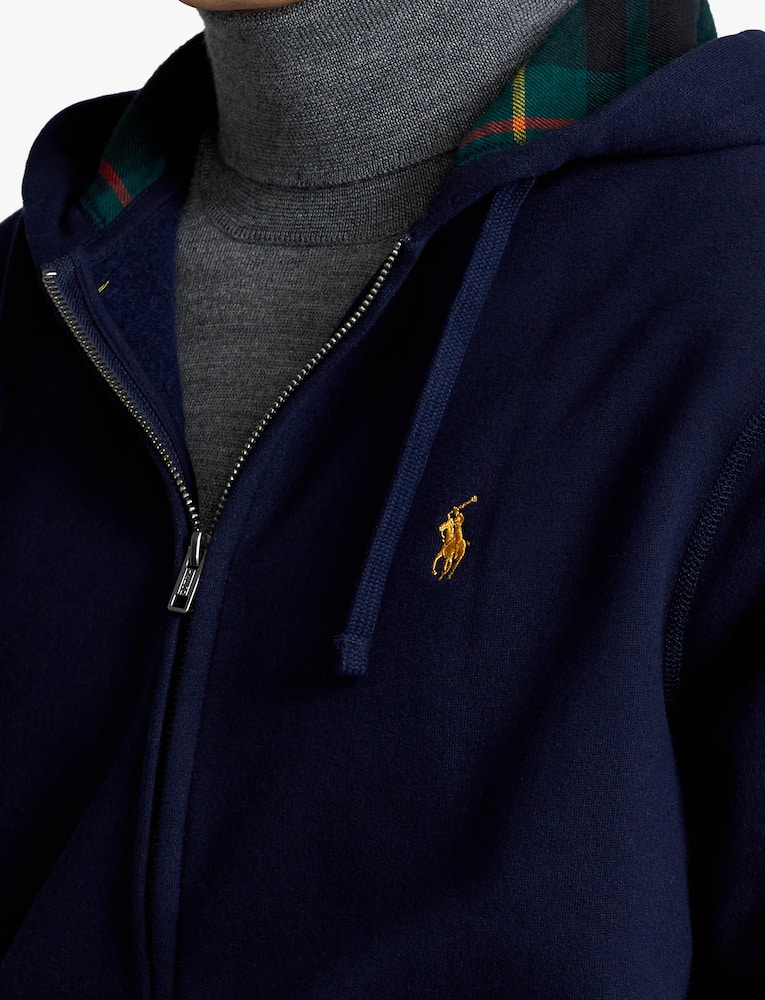 rinascente Polo Ralph Lauren Heritage check hoodie