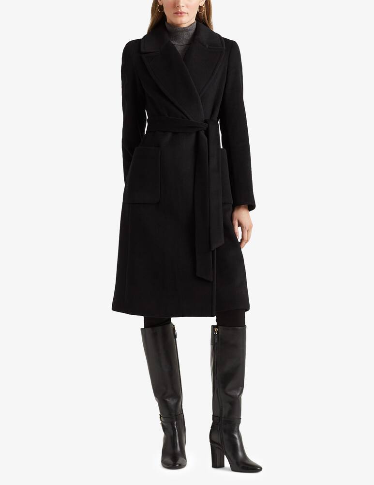rinascente Lauren Ralph Lauren DB wool blend coat - Black