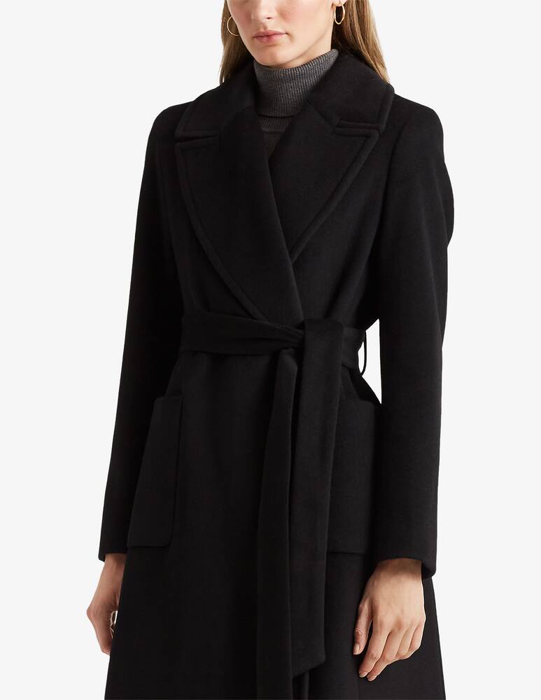 rinascente Lauren Ralph Lauren DB wool blend coat - Black
