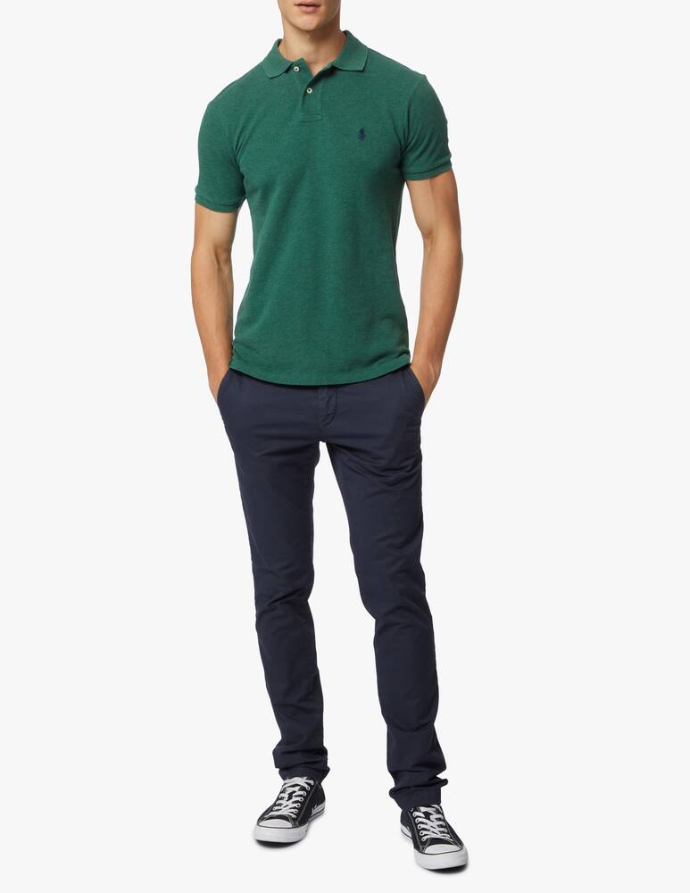 rinascente Polo Ralph Lauren Basic mesh slim fit short sleeve polo shirt