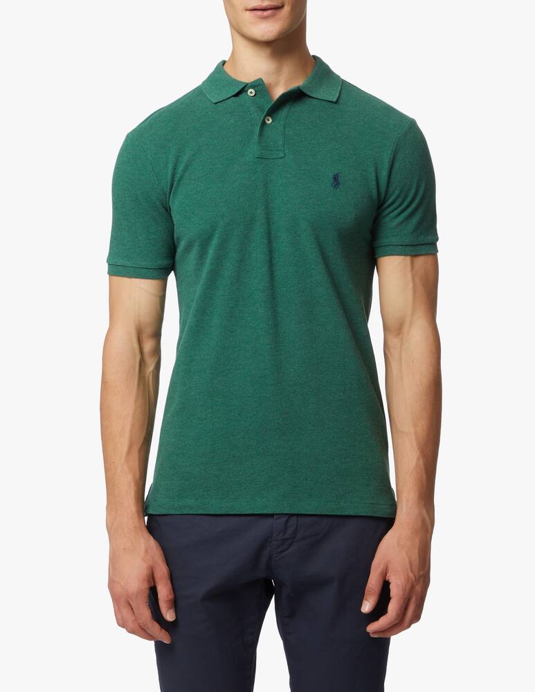 rinascente Polo Ralph Lauren Basic mesh slim fit short sleeve polo shirt
