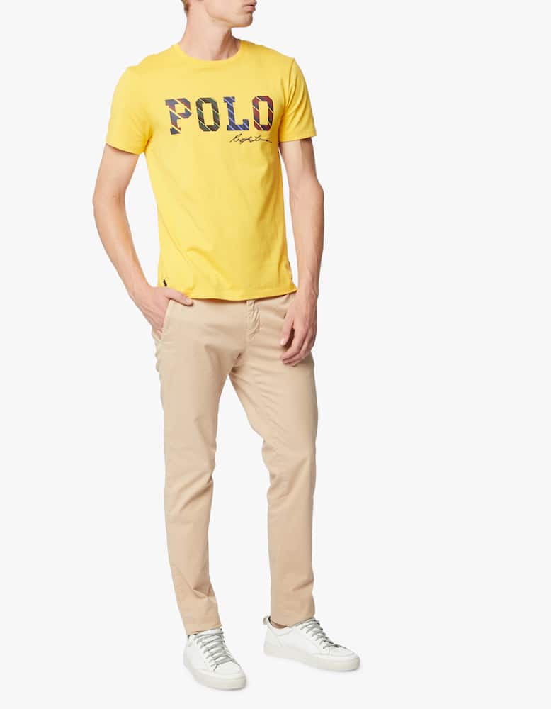 rinascente Polo Ralph Lauren Maglietta girocollo con scritta e riga