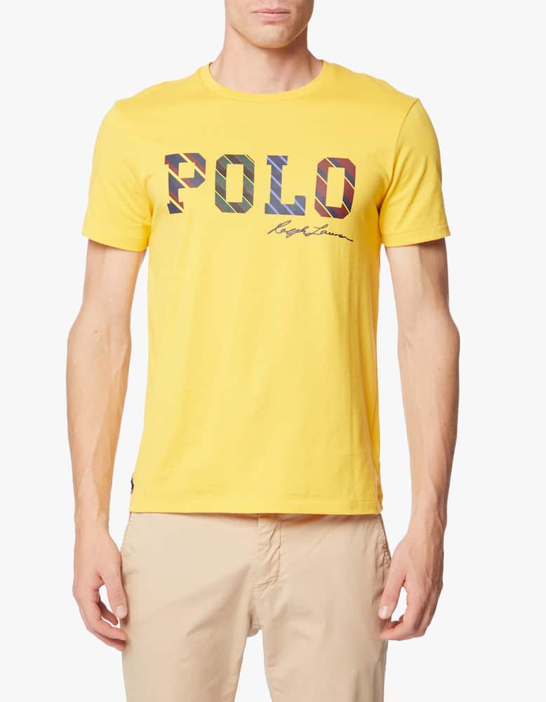 rinascente Polo Ralph Lauren Maglietta girocollo con scritta e riga