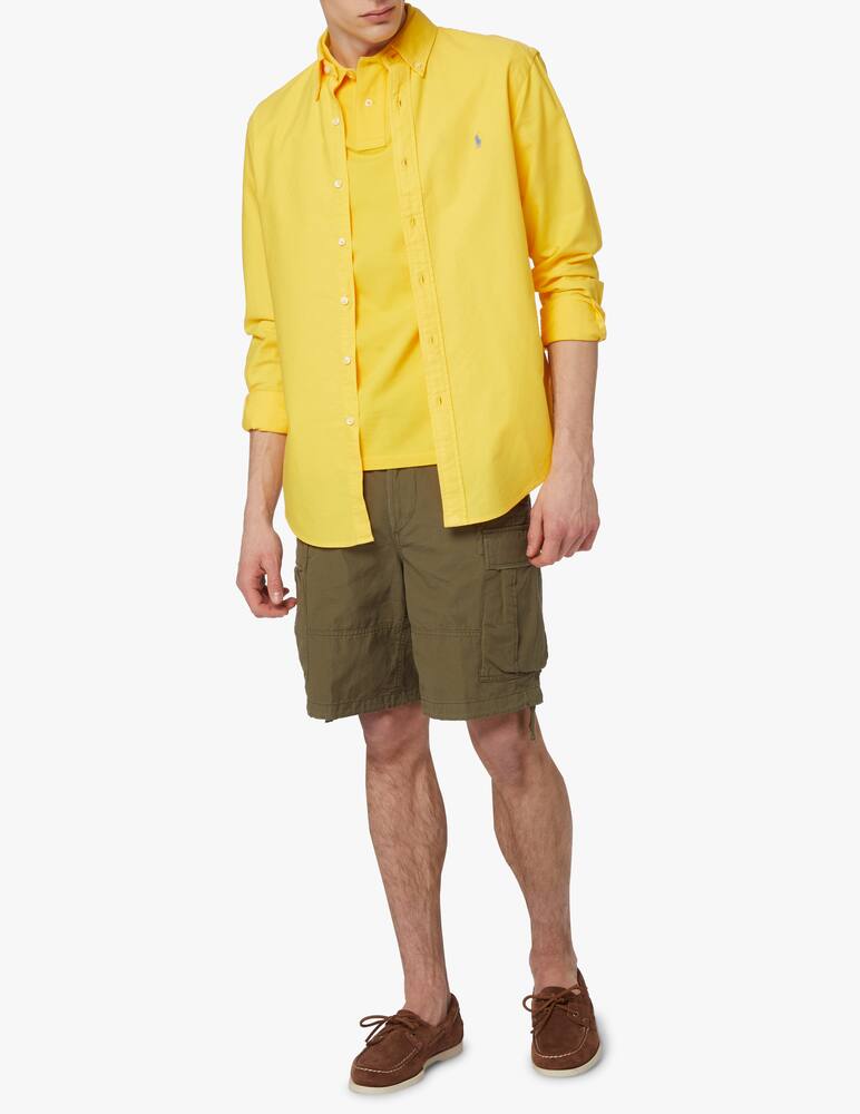 rinascente Polo Ralph Lauren oxford bottondown custom fit shirt - yellow