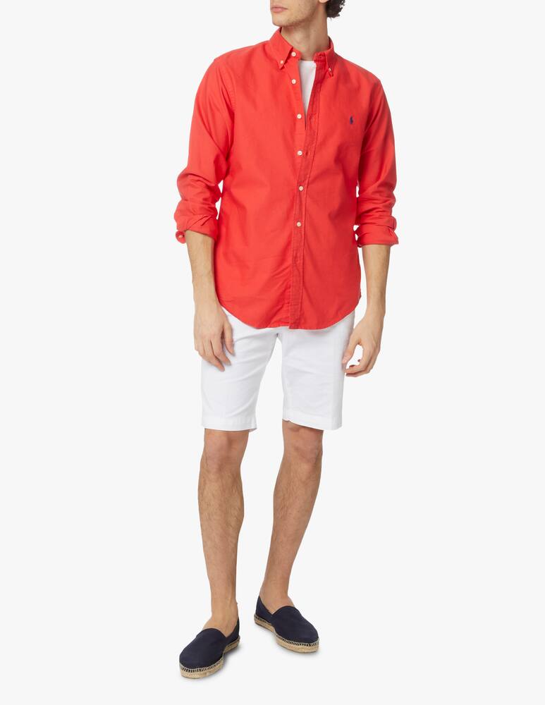 rinascente Polo Ralph Lauren Oxford custom fit shirt - red