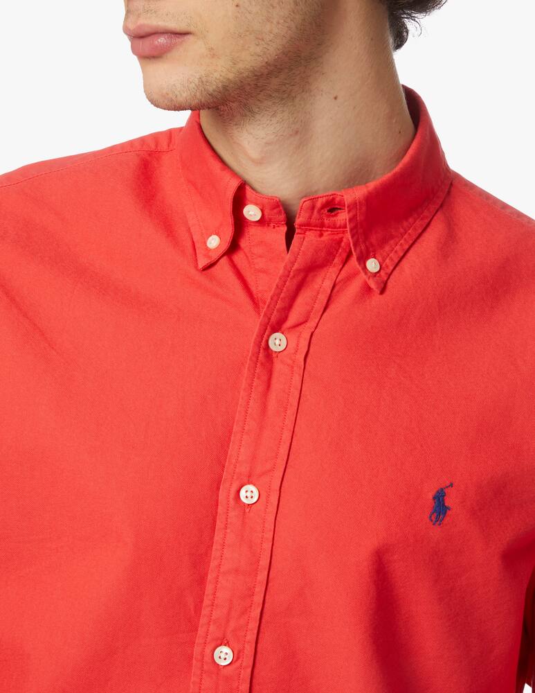 rinascente Polo Ralph Lauren Oxford custom fit shirt - red