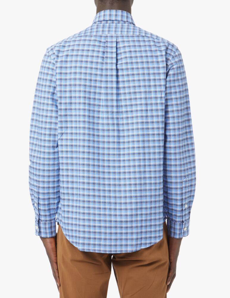 Polo Ralph Lauren Oxford checked shirt - blue - picture 3 Polo Ralph Lauren Oxford checked shirt - blue - picture 3