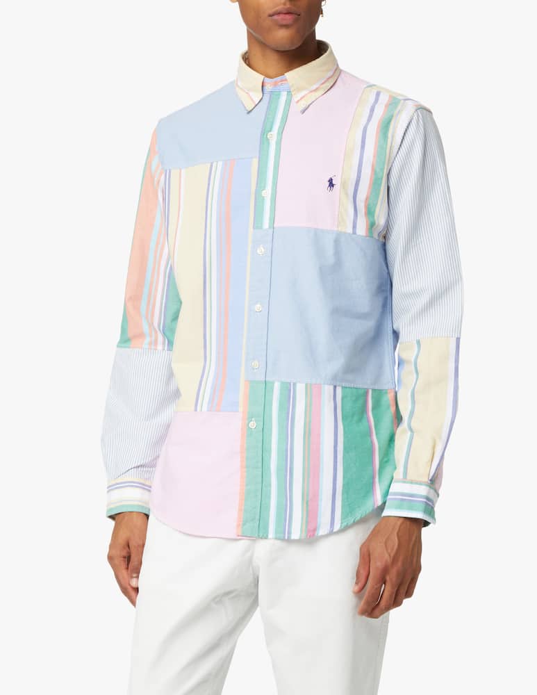 Polo Ralph Lauren Camicia oxford patchwork - multicolor - immagine 1 Polo Ralph Lauren Camicia oxford patchwork - multicolor - immagine 1