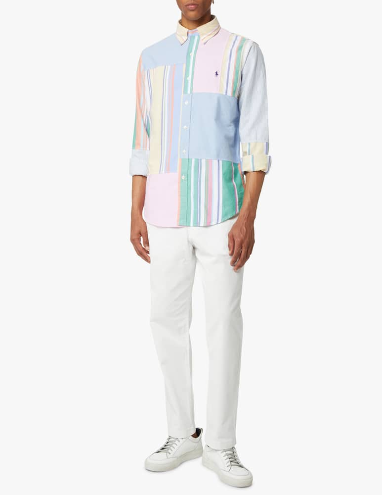 Polo Ralph Lauren Camicia oxford patchwork - multicolor - immagine 2 Polo Ralph Lauren Camicia oxford patchwork - multicolor - immagine 2