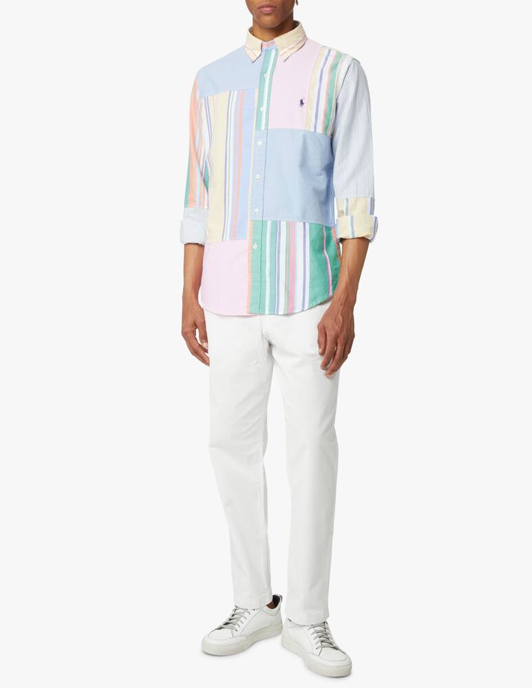 rinascente Polo Ralph Lauren Oxford patchwork shirt - multi