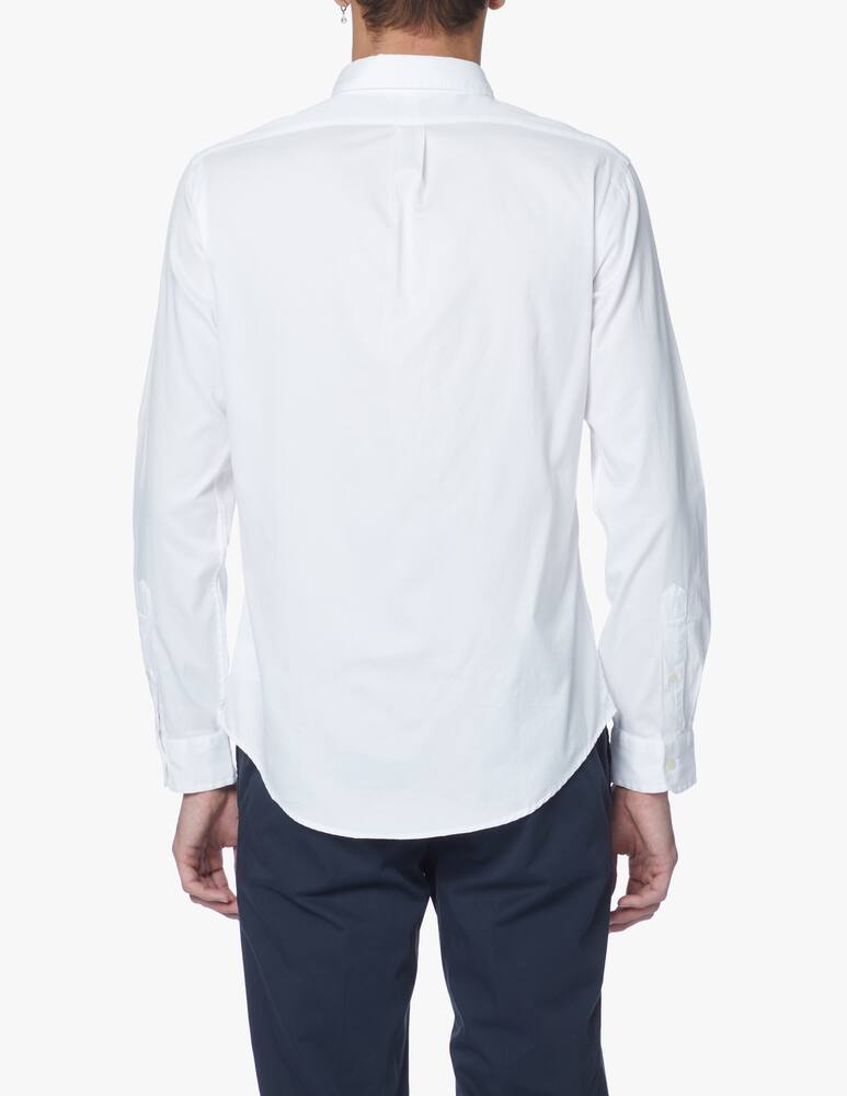 rinascente Polo Ralph Lauren Slim twill cotton shirt - white