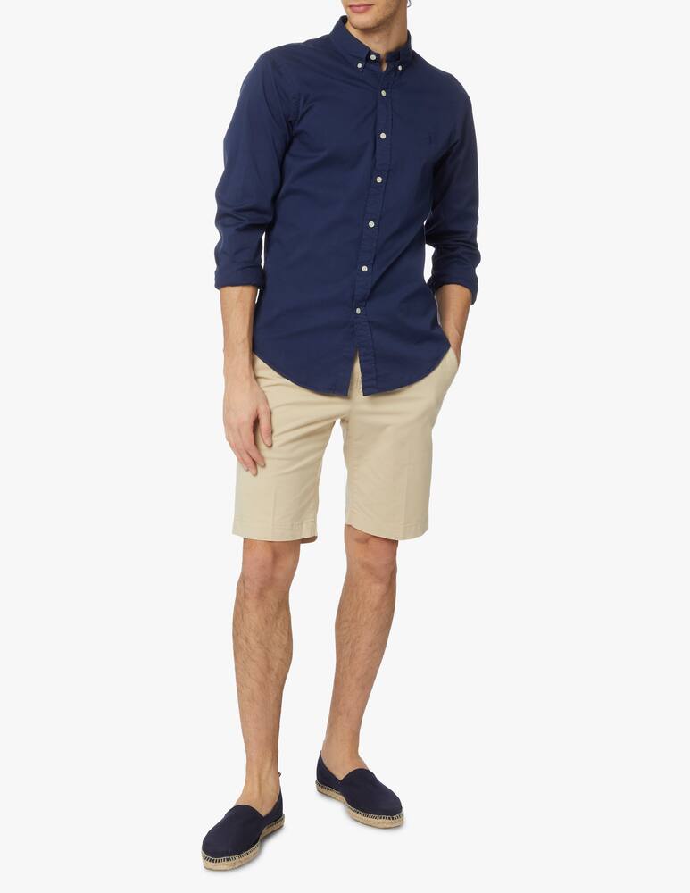 rinascente Polo Ralph Lauren Twill slim fit shirt - blue