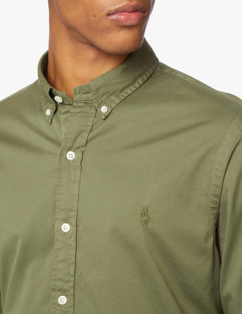 rinascente Polo Ralph Lauren Camicia in cotone twill slim - verde