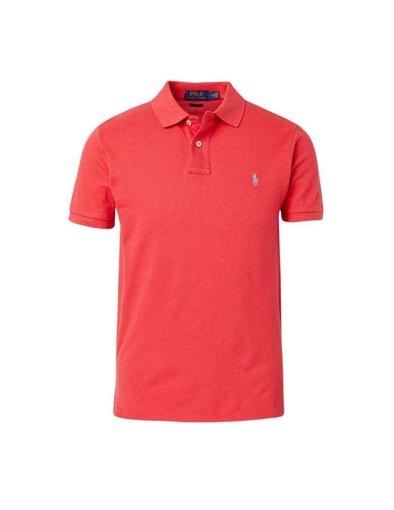 rinascente Polo Ralph Lauren Basic slim fit polo shirt - red
