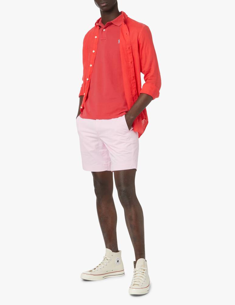 rinascente Polo Ralph Lauren Basic slim fit polo shirt - red