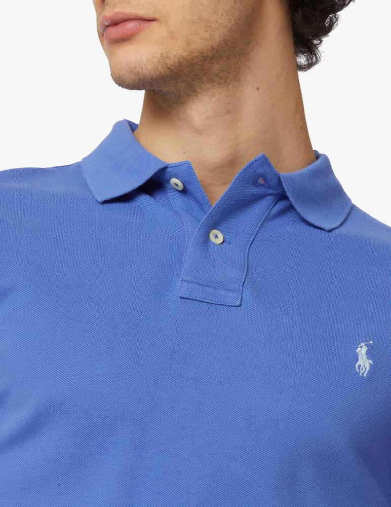 rinascente Polo Ralph Lauren Basic slim fit polo shirt - blue