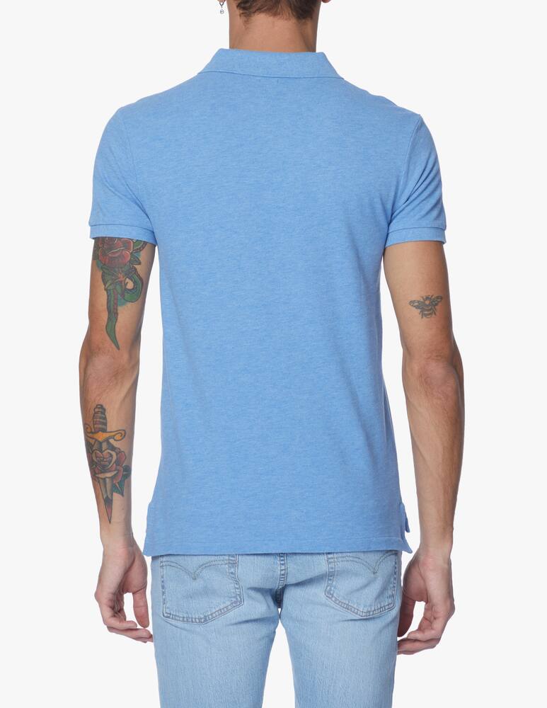 rinascente Polo Ralph Lauren Basic slim fit polo shirt - blue
