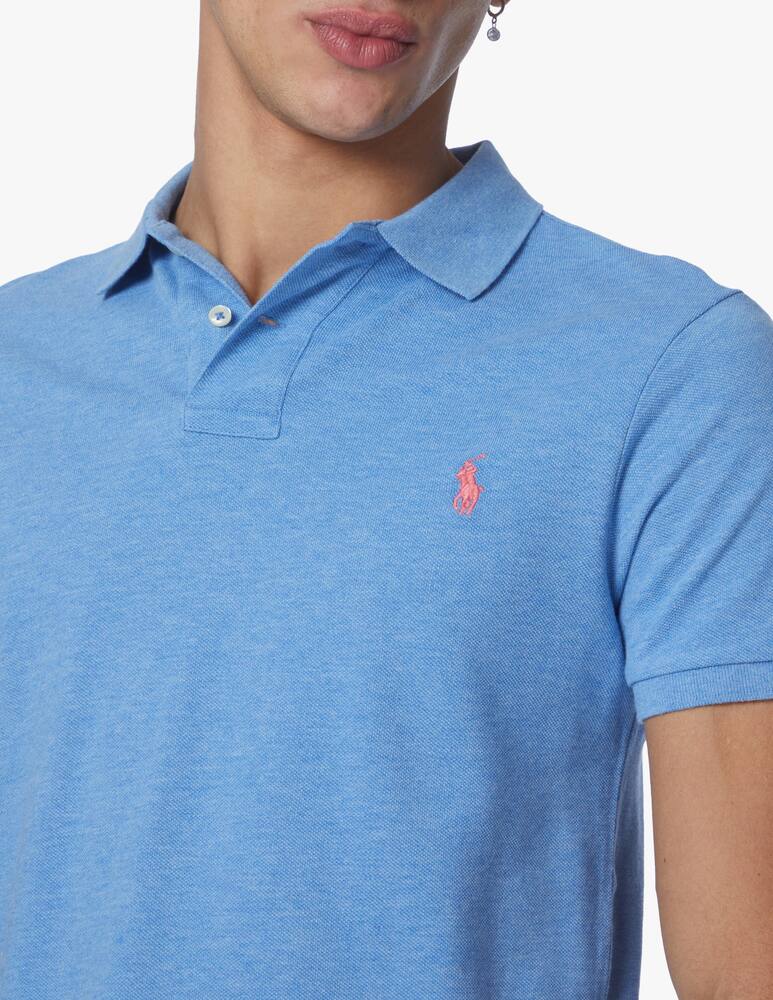 rinascente Polo Ralph Lauren Basic slim fit polo shirt - blue