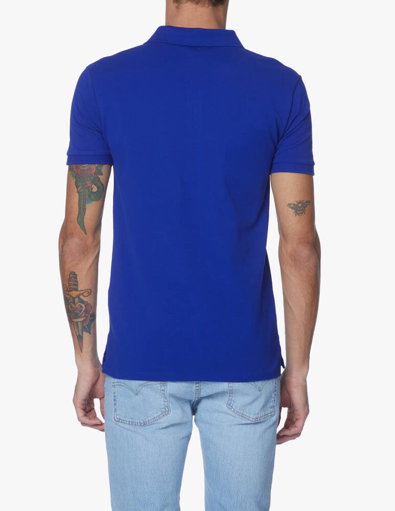 rinascente Polo Ralph Lauren Polo manica corta slim fit stretch mesh - blu