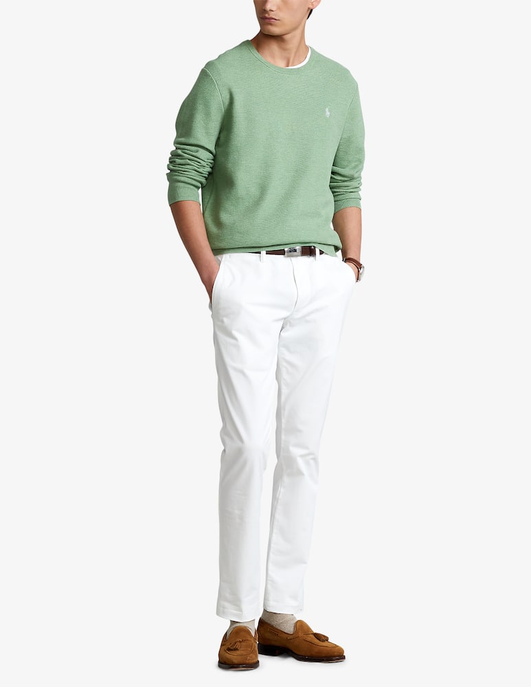 rinascente Polo Ralph Lauren Cotton nest knit crewneck sweater - green