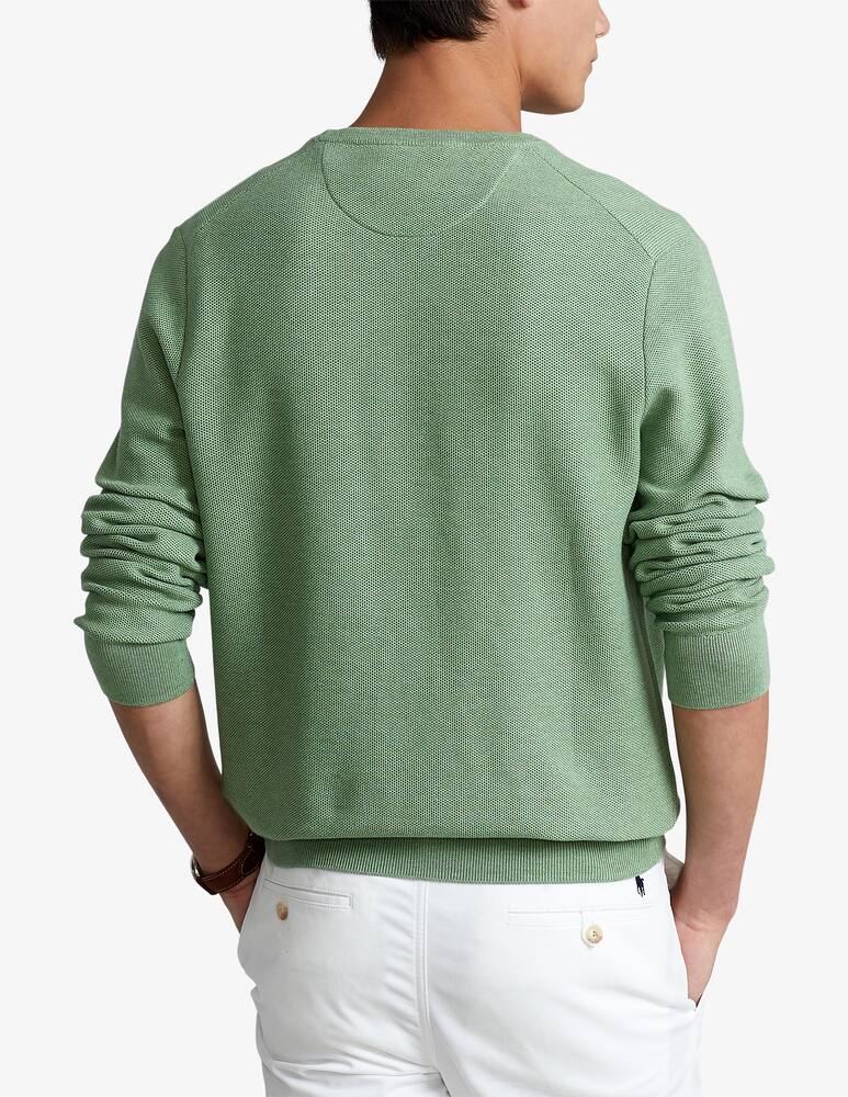 rinascente Polo Ralph Lauren Cotton nest knit crewneck sweater - green