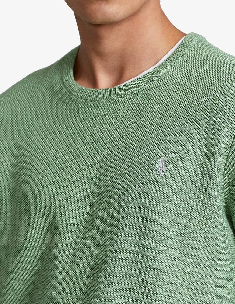 rinascente Polo Ralph Lauren Cotton nest knit crewneck sweater - green