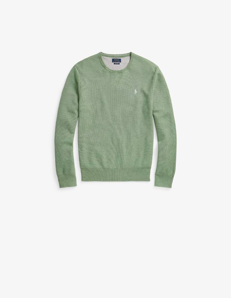 rinascente Polo Ralph Lauren Cotton nest knit crewneck sweater - green