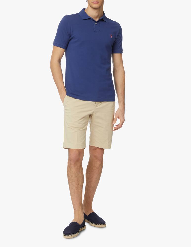 rinascente Polo Ralph Lauren Polo basic mesh custom fit - azzurro