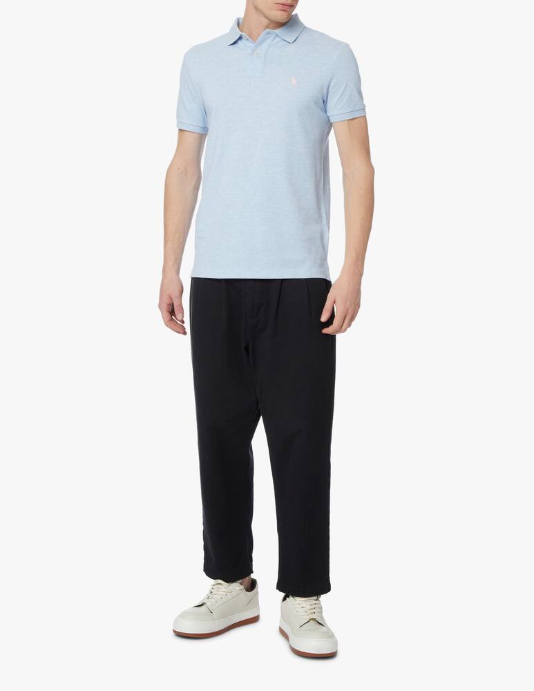 rinascente Polo Ralph Lauren Mesh custom fit polo shirt - blue