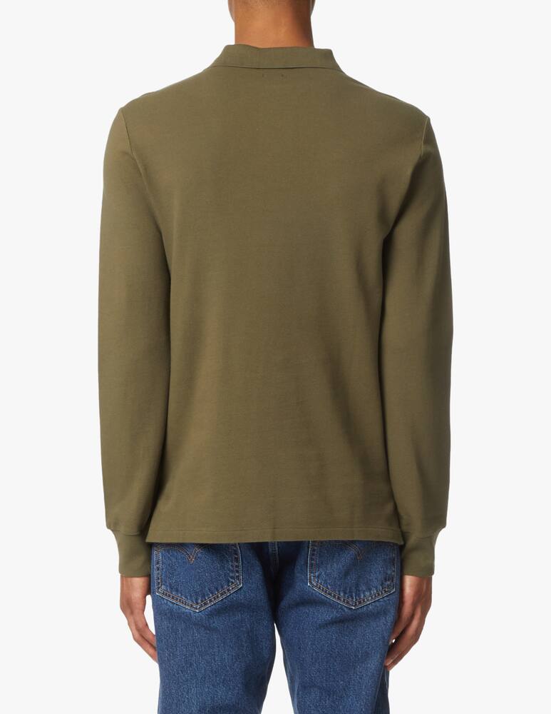 rinascente Polo Ralph Lauren Polo manica lunga slim fit stretch mesh - verde