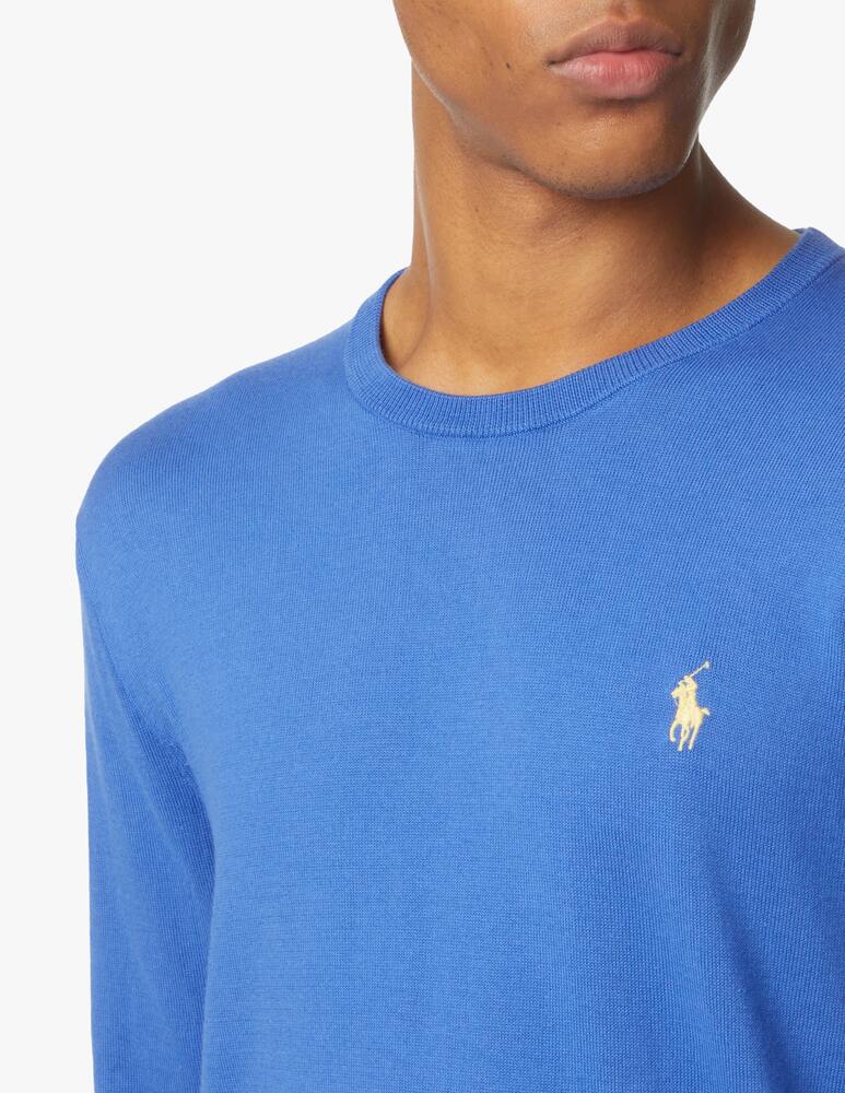 rinascente Polo Ralph Lauren Maglione girocollo in cotone - blu