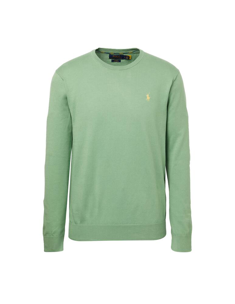 rinascente Polo Ralph Lauren Maglia girocollo cotone rasato - verde
