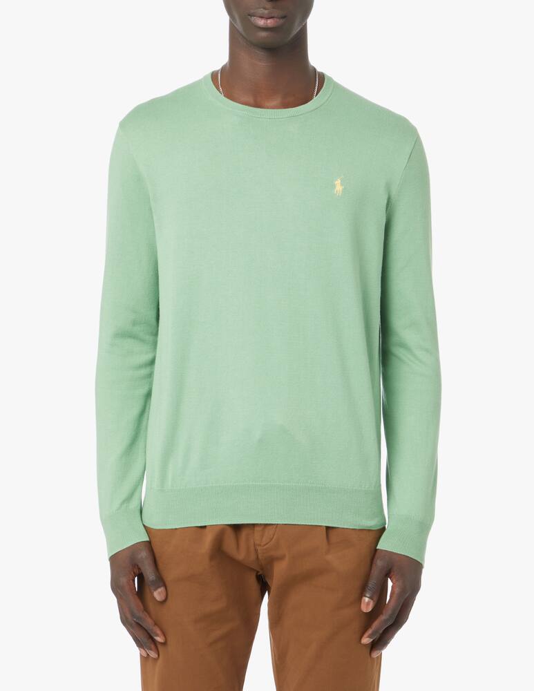 rinascente Polo Ralph Lauren Maglia girocollo cotone rasato - verde