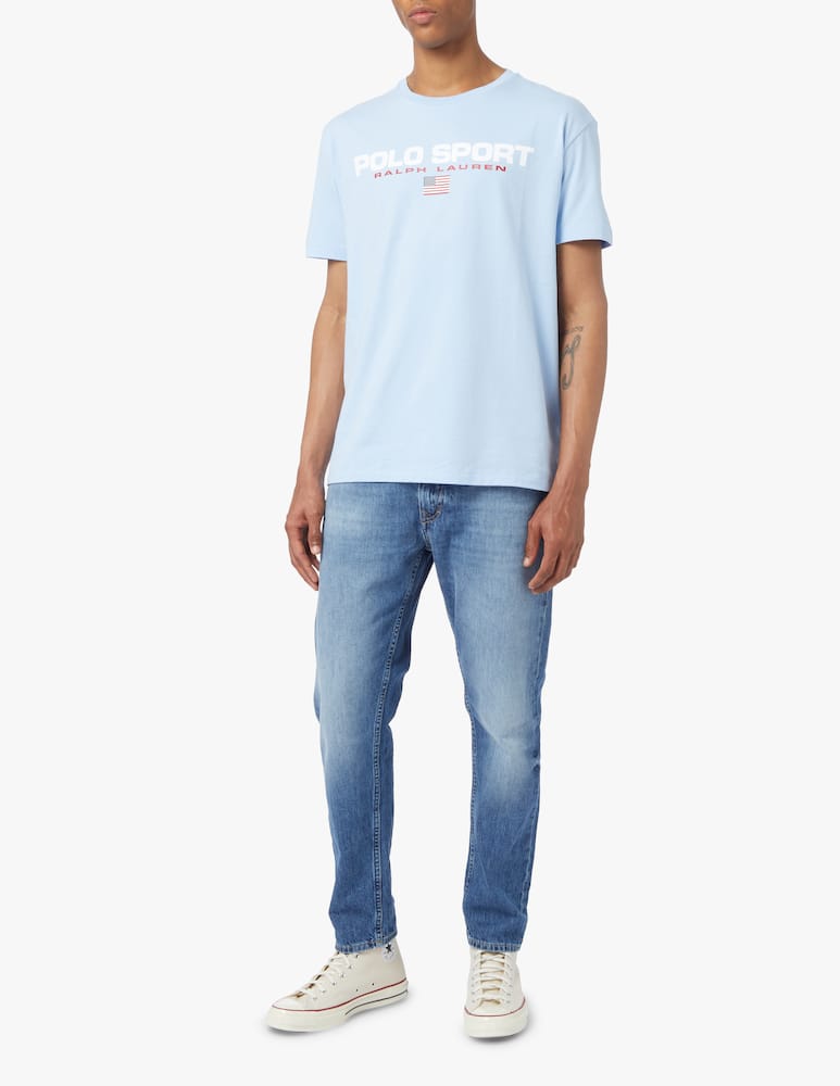 Polo Ralph Lauren Maglietta girocollo polo sport scritta - blu - immagine 2 Polo Ralph Lauren Maglietta girocollo polo sport scritta - blu - immagine 2