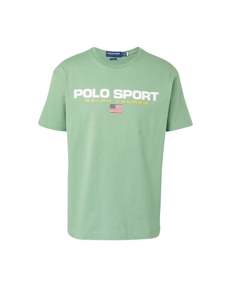 rinascente Polo Ralph Lauren T-shirt polo sport chest lettering - green