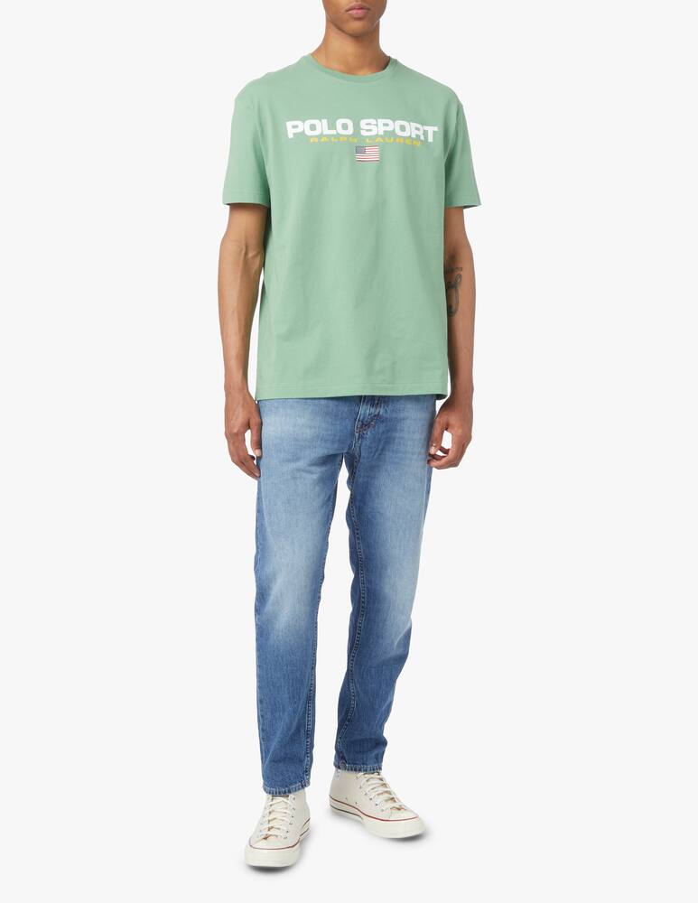 rinascente Polo Ralph Lauren T-shirt polo sport chest lettering - green