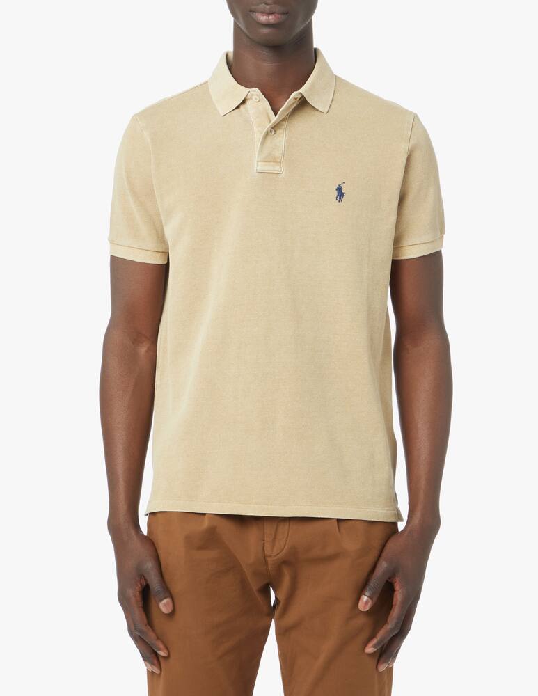 rinascente Polo Ralph Lauren Custom fit short sleeve polo shirt - olive