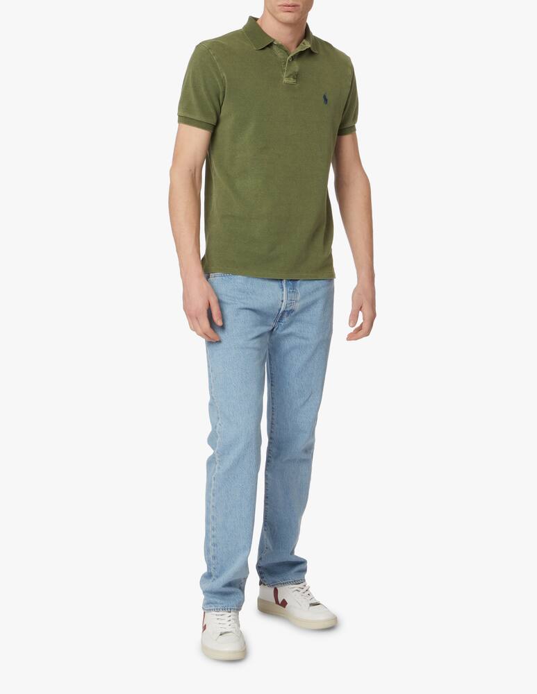 rinascente Polo Ralph Lauren Custom fit short sleeve polo shirt - olive