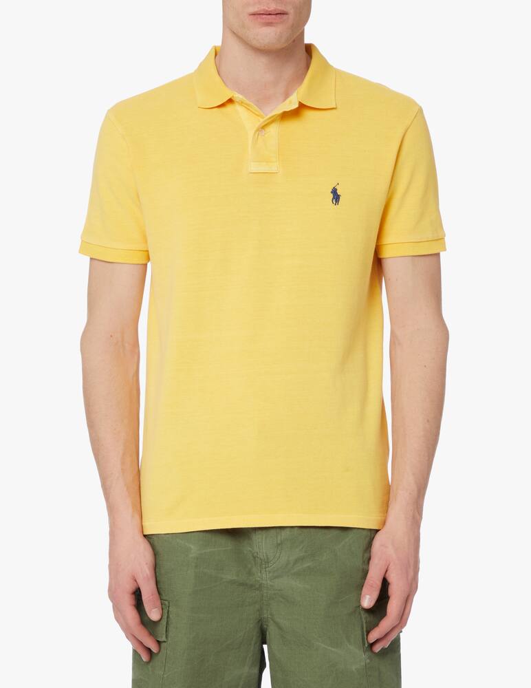 rinascente Polo Ralph Lauren Custom fit short sleeve polo shirt - yellow
