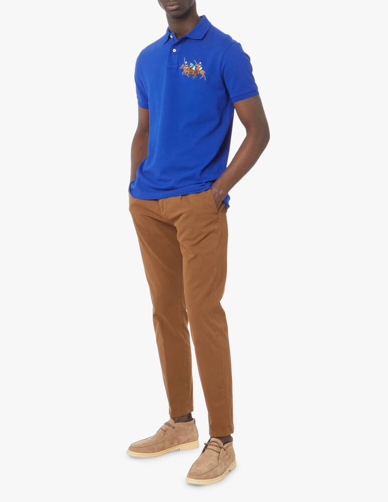 rinascente Polo Ralph Lauren Polo manica corta mesh pony - blu