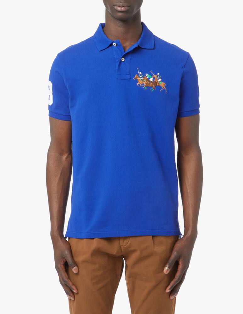 rinascente Polo Ralph Lauren Polo manica corta mesh pony - blu