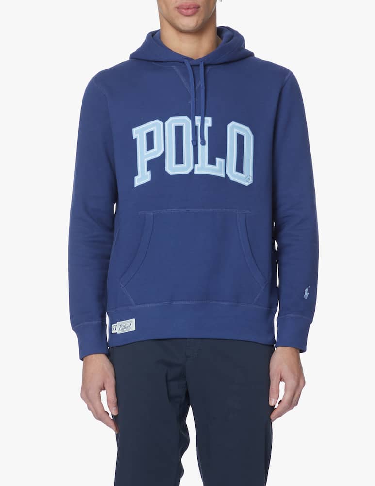 rinascente Polo Ralph Lauren Big logo hoodie - blue