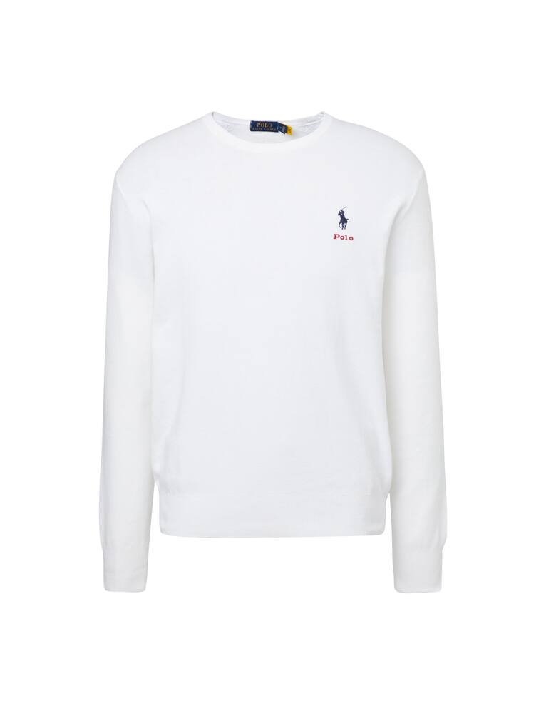 rinascente Polo Ralph Lauren Maglione girocollo doppio logo - bianco