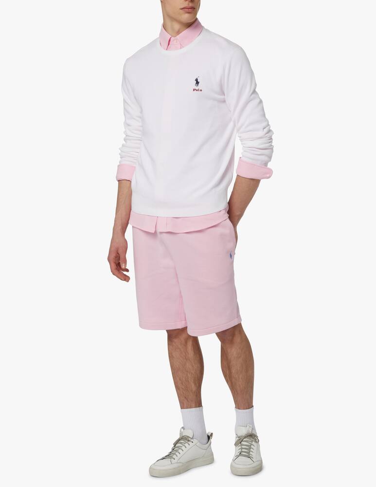 rinascente Polo Ralph Lauren Maglione girocollo doppio logo - bianco