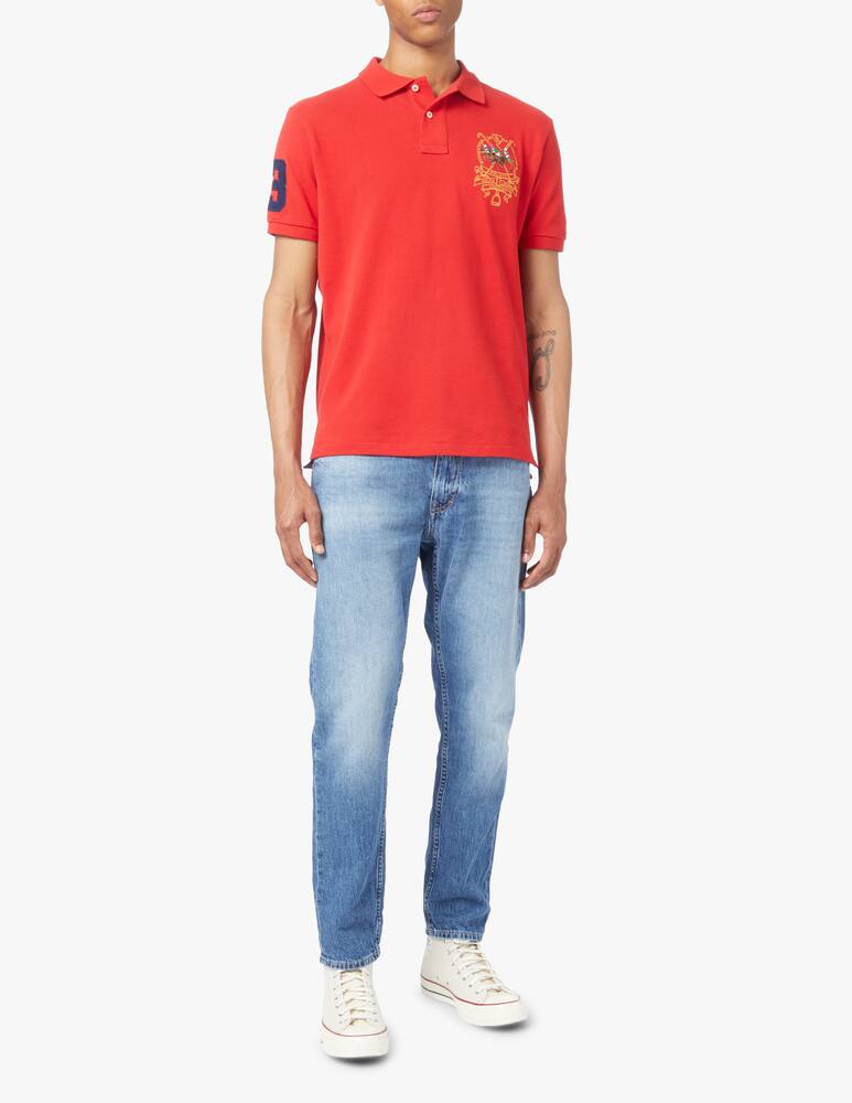 rinascente Polo Ralph Lauren Polo basic mesh stampa pony - rosso