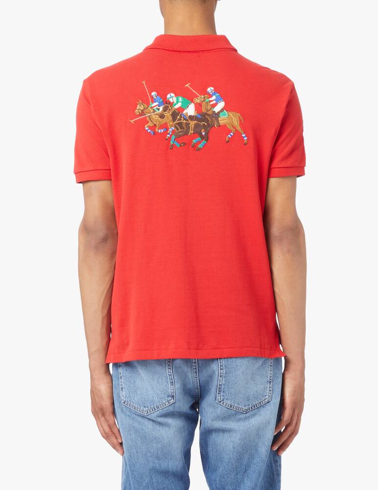 rinascente Polo Ralph Lauren Polo basic mesh stampa pony - rosso