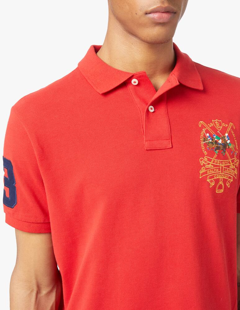 rinascente Polo Ralph Lauren Polo basic mesh stampa pony - rosso