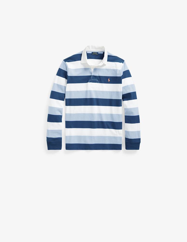 rinascente Polo Ralph Lauren Rugby multi long sleeve polo - blue