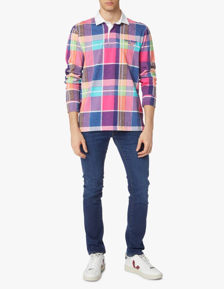 rinascente Polo Ralph Lauren Polo rugby manica lunga - rosa